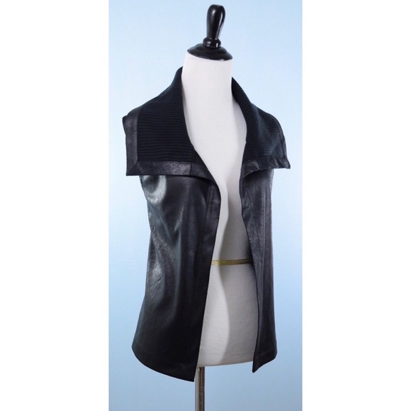 JOSEPH RIBKOFF faux leather jacket TAGS ATTACHED - Picture 2 of 7